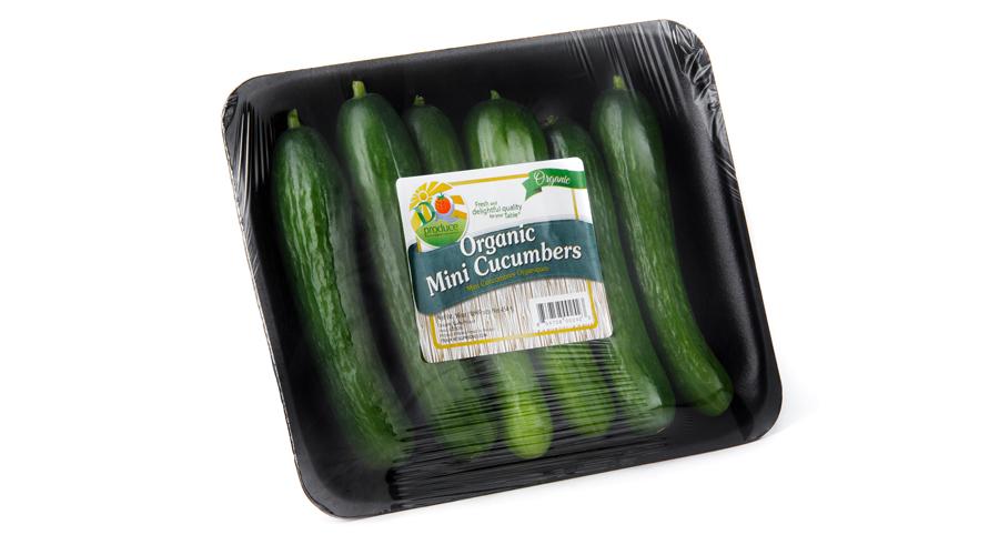 Produce, LFF Organic Mini Cucumbers, 1 lb bag
